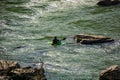 A Kayaker After His Run Through Ã¢â¬ÅDevilÃ¢â¬â¢s KitchenÃ¢â¬Â Rapids